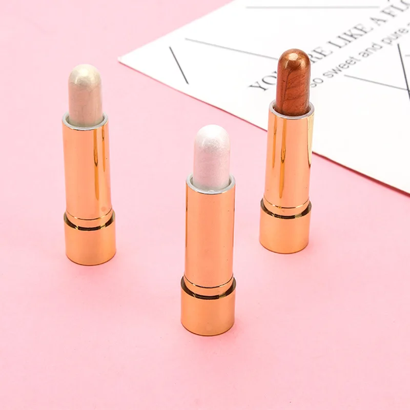 3-color highlight stick Face brightening rotate small golden tube concealer Pearlescent stick makeup highlighter contour powder
3-color highlight stick Face brightening rotate small golden tube concealer Pearlescent stick makeup highlighter contour powder