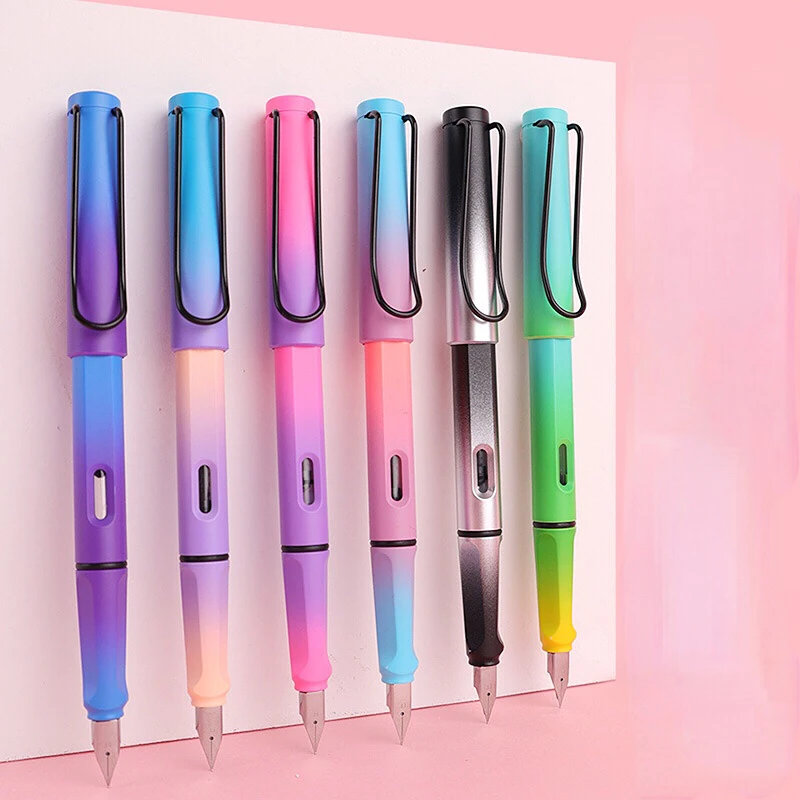 1pcs Luxury Fountain Pen F 0.5mm Tip Mixed Colors Business Office Student School Stationery Supplies Ink Nibs for Fountain Pens
1pcs Luxury Fountain Pen F 0.5mm Tip Mixed Colors Business Office Student School Stationery Supplies Ink Nibs for Fountain Pens
