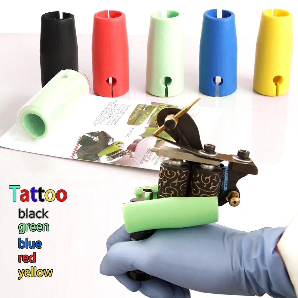 

Tattoo Machine Silicone Protective Cover Shockproof Cover Handle Protection Tattoo Equipment Auxiliary Supplies Relax Your Hands