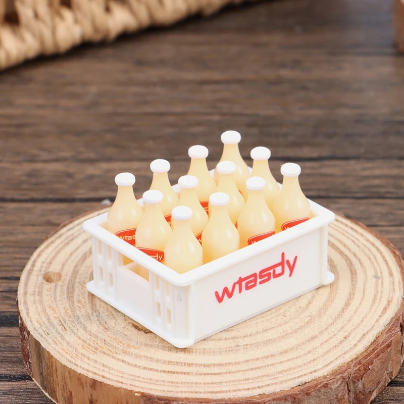 1Set 1:12 Dollhouse Miniature Milk Drink Bottle with Storage Basket Milk Frame Model Doll House Living Scene Kitchen Decor Toy
1Set 1:12 Dollhouse Miniature Milk Drink Bottle with Storage Basket Milk Frame Model Doll House Living Scene Kitchen Decor Toy