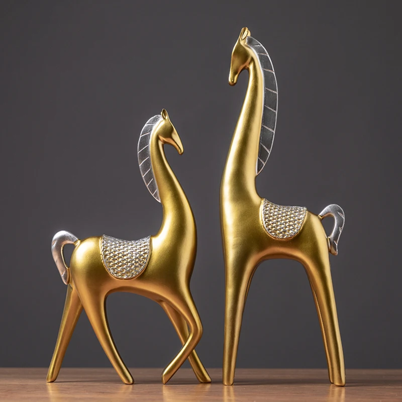 Luxury Horse Shape Ornaments Modern Minimalist Living Room Craft Decorations Home Wine Cabinet Study Creative Crafts Decoration
Luxury Horse Shape Ornaments Modern Minimalist Living Room Craft Decorations Home Wine Cabinet Study Creative Crafts Decoration