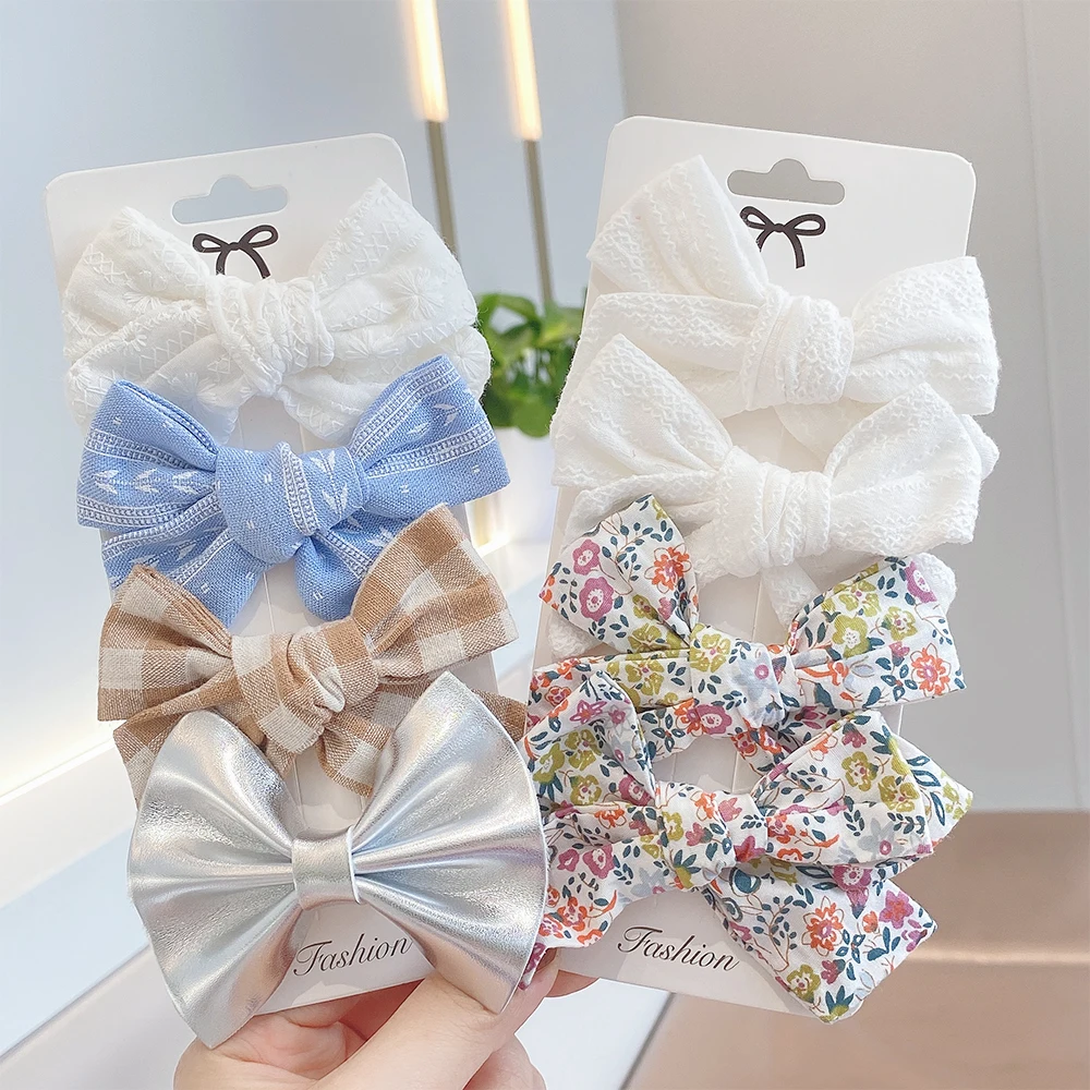 4Pcs/set New Cotton Linen Hairpins for Cute Print BB Boutique Girls Hair Bows Clips Barrette Headwear Kids Hair Acesssories
4Pcs/set New Cotton Linen Hairpins for Cute Print BB Boutique Girls Hair Bows Clips Barrette Headwear Kids Hair Acesssories