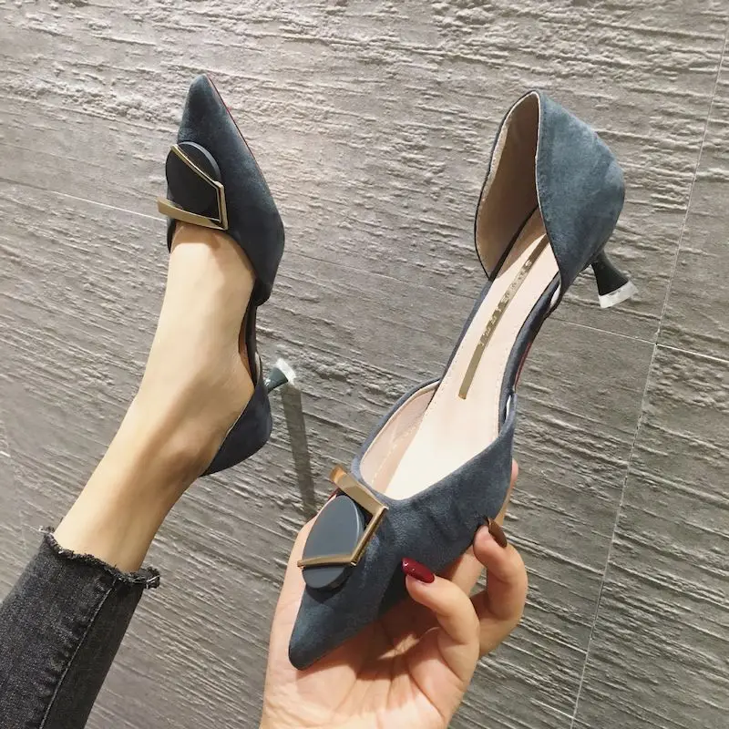 LEDP New Suede 2022 Summer Pointed Toe High Heels Women's Shallow Mouth Stiletto Rubber Sole Non-slip Casual Women's Shoes
LEDP New Suede 2022 Summer Pointed Toe High Heels Women's Shallow Mouth Stiletto Rubber Sole Non-slip Casual Women's Shoes