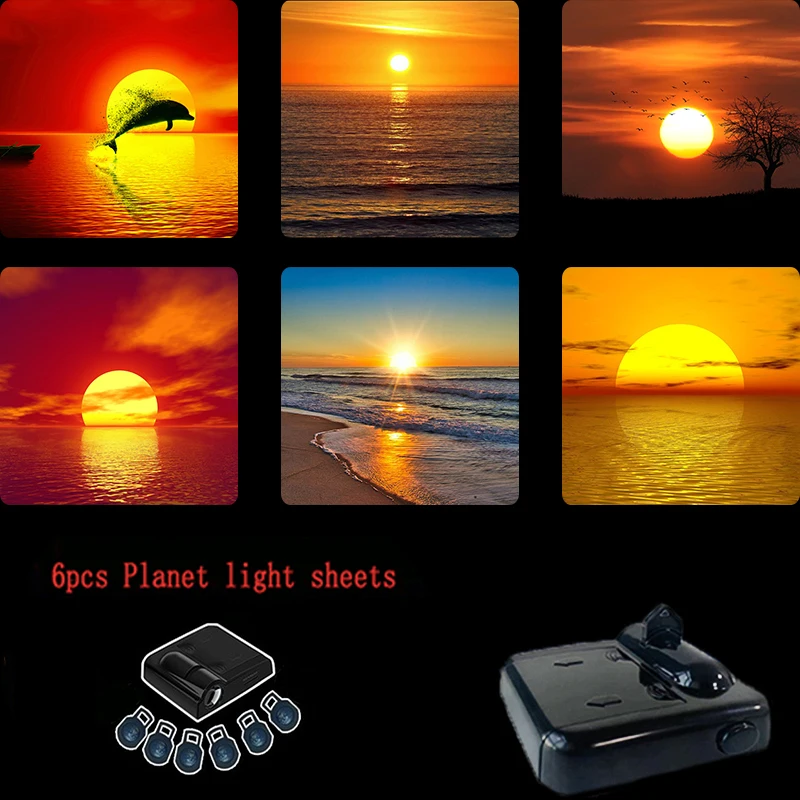 Sunset atmosphere projection light net red ins landscape projector novelty atmosphere light party photo props scene map
Sunset atmosphere projection light net red ins landscape projector novelty atmosphere light party photo props scene map