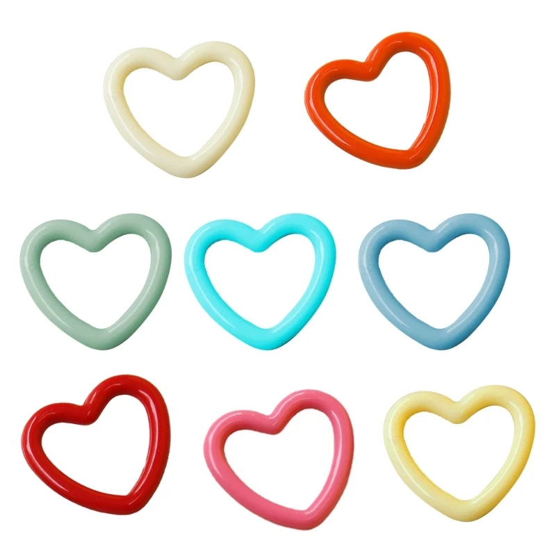 Y51E 5Pcs Resin Colorful Heart Pendant Ornament for Necklace Bracelet Jewelry Making 
Y51E 5Pcs Resin Colorful Heart Pendant Ornament for Necklace Bracelet Jewelry Making