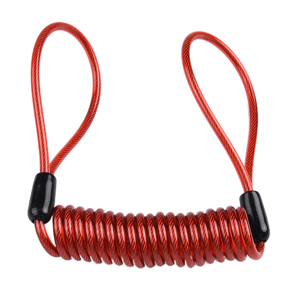 Useful Disc Lock Reminder Cable 120cm Length 1PC Coiled Cable Motorbike Scooter Security Steel Coil And Plastic
Useful Disc Lock Reminder Cable 120cm Length 1PC Coiled Cable Motorbike Scooter Security Steel Coil And Plastic