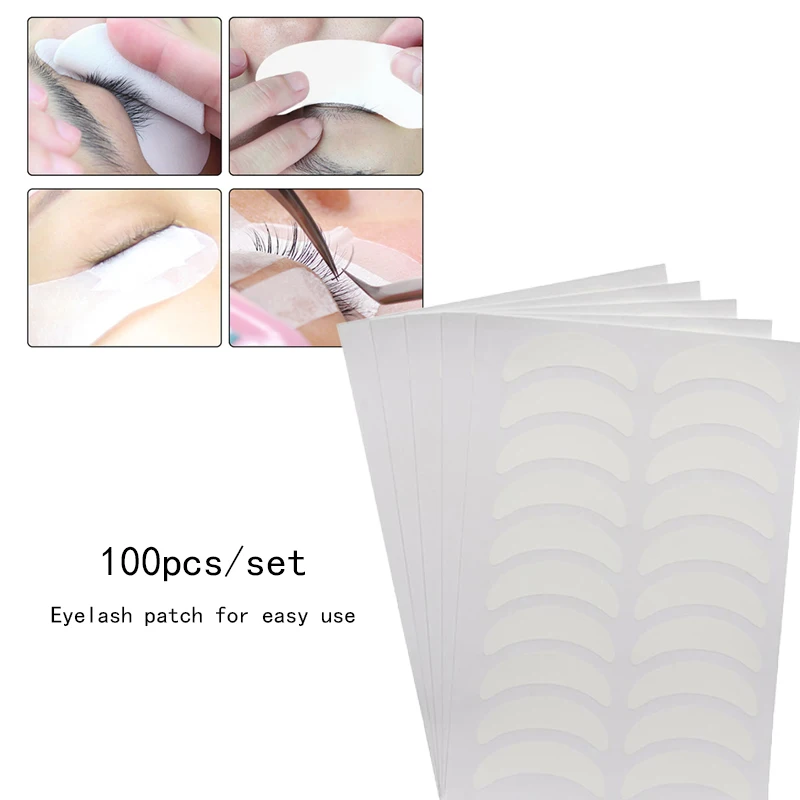 

100p/set New Paper Patches Eyelash Under Eye Pads Lash Grafting Eyelash Extension Eye Tips Sticker Wraps Make Up Tools Wholesale