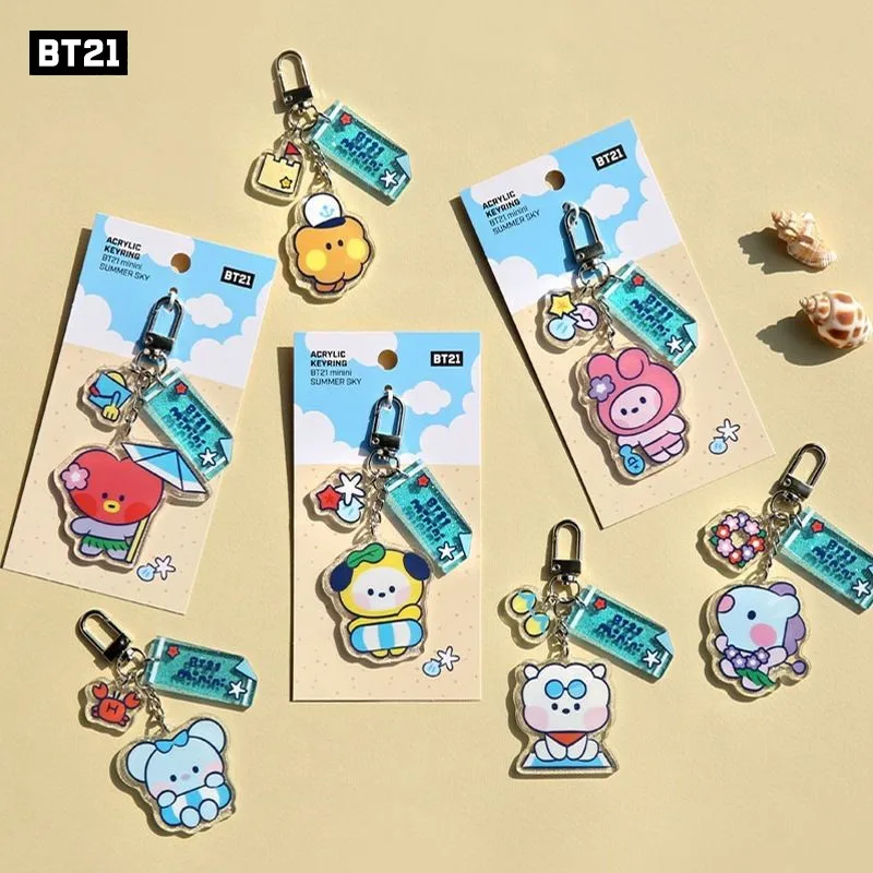 Новинка Kawaii Bt21 аниме брелок серия Minini Летний Пляжный акриловый брелок Ата чимми мультяшный Лидер продаж Милая Подвеска подарок для девочки
Новинка Kawaii Bt21 аниме брелок серия Minini Летний Пляжный акриловый брелок Ата чимми мультяшный Лидер продаж Милая Подвеска подарок для девочки