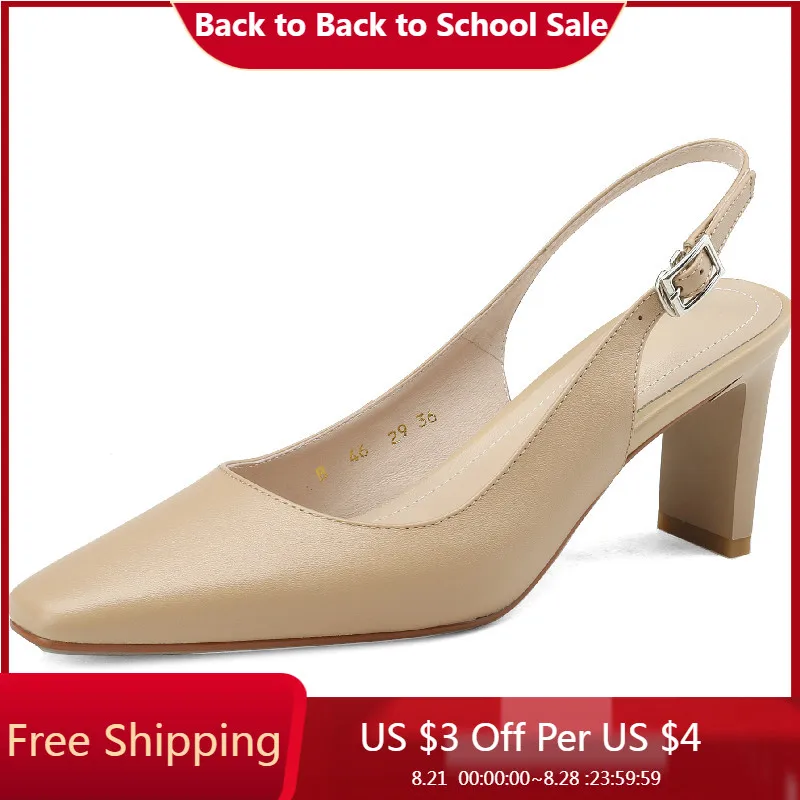 . Elegant Fashion Concise Women Pumps Genuine Leather High Heels Slingbacks Sandals Shoes Woman Spring Summer Party Office 
. Elegant Fashion Concise Women Pumps Genuine Leather High Heels Slingbacks Sandals Shoes Woman Spring Summer Party Office
