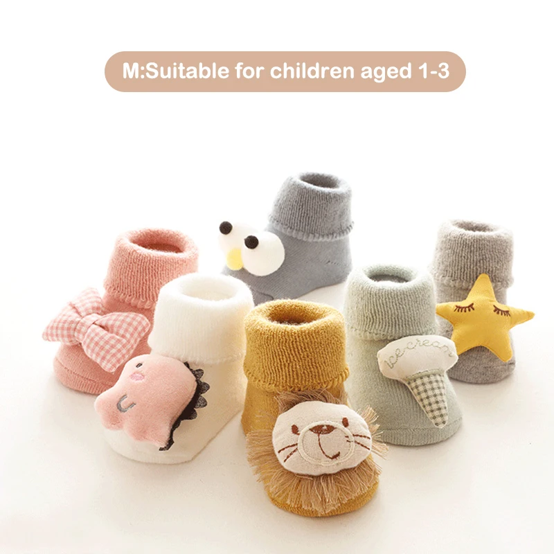 Winter Baby Socks Cartoon Doll Baby Non-Slip Plus Velvet Thick Terry Socks Medium Stockings
Winter Baby Socks Cartoon Doll Baby Non-Slip Plus Velvet Thick Terry Socks Medium Stockings