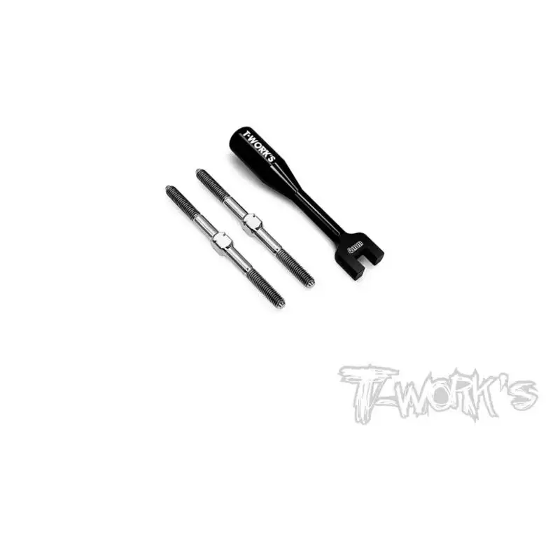 

Original T works TB-242 64 Titanium Turnbuckle Set ( For Xray X10'22 ) Professional Rc part