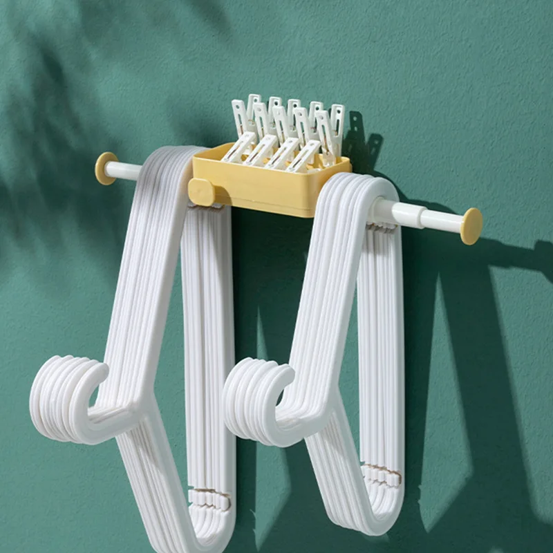 Hat Rack Hidden Clothes Hanger Storage Rack Creative Retractable Clothes Peg Rack Bathroom Wall Hanging Storage Box Organizer
Hat Rack Hidden Clothes Hanger Storage Rack Creative Retractable Clothes Peg Rack Bathroom Wall Hanging Storage Box Organizer