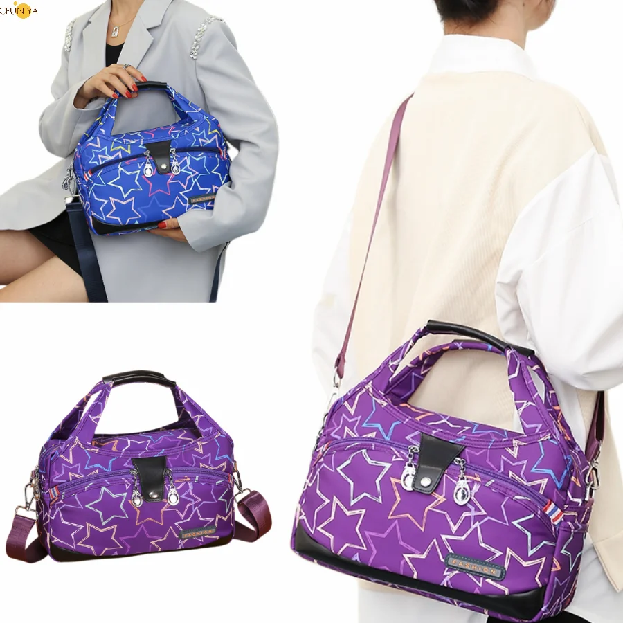 

CFUN YA New Tendance 2023 Women's Handbag Bolsa Feminina 크로스백 Oxford Messenger Tote Bag Female Shoulder Bag Ladies Handbag Hobos