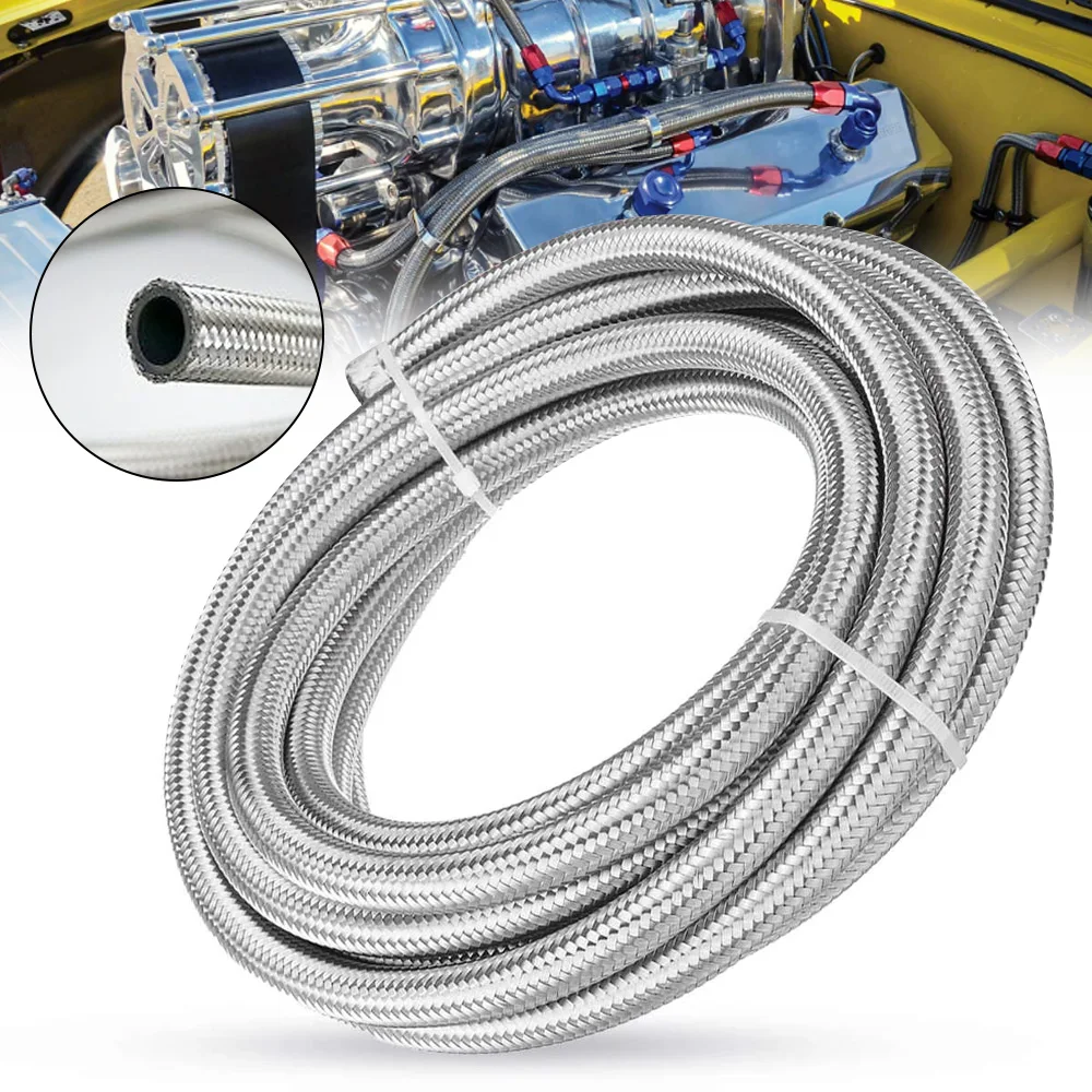 1M AN4 AN6 AN8 AN10 AN12 Braide Oil Fuel Hose Line Braided Fuel Oil Hose NYLON Braided Pipe Stainless Steel Braided Hose Line
1M AN4 AN6 AN8 AN10 AN12 Braide Oil Fuel Hose Line Braided Fuel Oil Hose NYLON Braided Pipe Stainless Steel Braided Hose Line