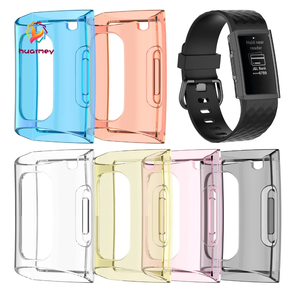 TPU Silicone Soft ShockProof Case Cover For FitbitCharge 3 4 Screen Protector Smart Watch Accessories Protective Cover
TPU Silicone Soft ShockProof Case Cover For FitbitCharge 3 4 Screen Protector Smart Watch Accessories Protective Cover