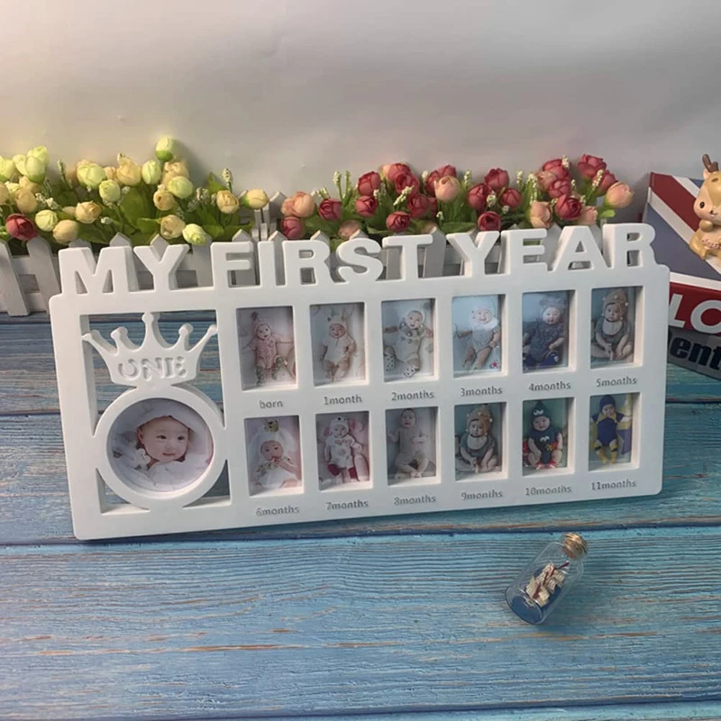 1pc baby first year photo frame 12 months baby milestone photo frame "my first year" pictures of growing memory gift
1pc baby first year photo frame 12 months baby milestone photo frame "my first year" pictures of growing memory gift