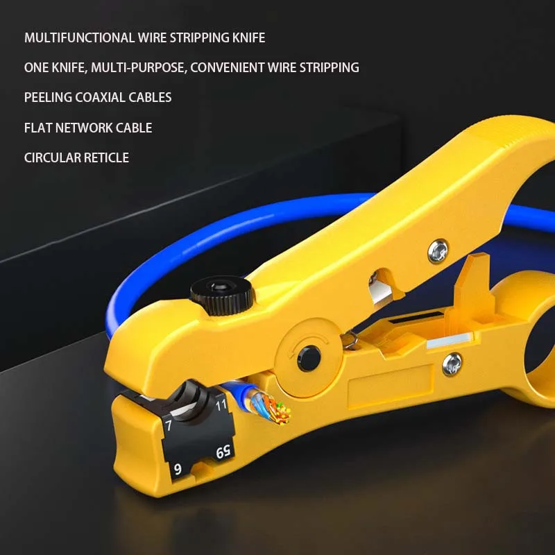 High Quality Coaxial Cable Wire Pliers Cutter Stripper Multi-functional Electric Stripping Knife Pliers Tools
High Quality Coaxial Cable Wire Pliers Cutter Stripper Multi-functional Electric Stripping Knife Pliers Tools