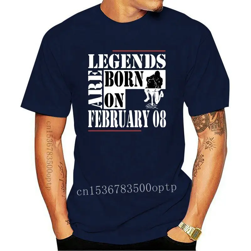 Camisetas de algodón puro para hombre, camisa 2021 de algodón con estampado de las leyendas de los hombres, de febrero, nuevas,
Camisetas de algodón puro para hombre, camisa 2021 de algodón con estampado de las leyendas de los hombres, de febrero, nuevas,