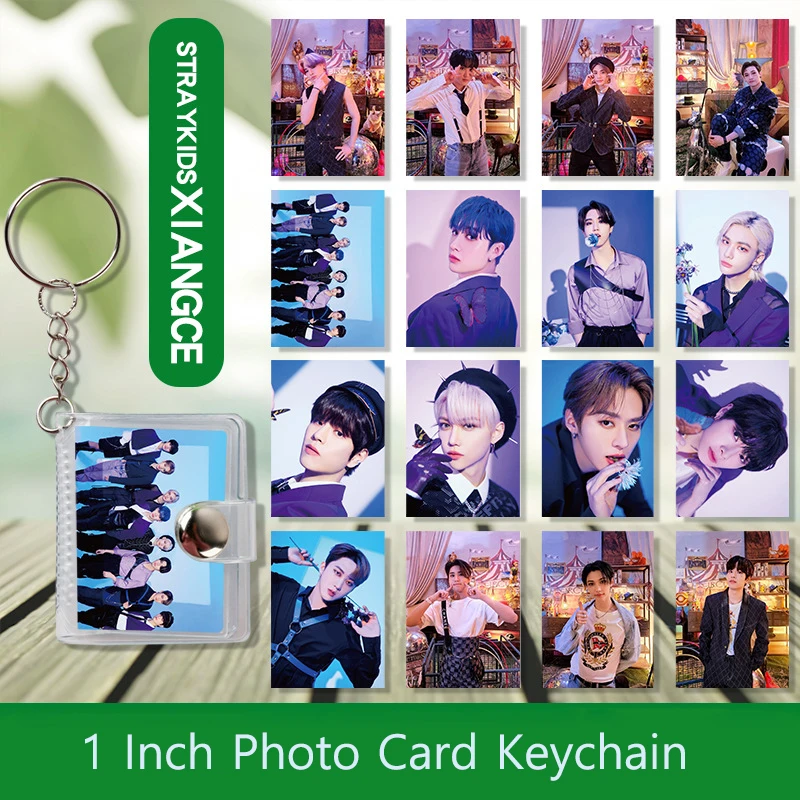 16Pcs/Set Kpop Bangtan Boys Stray Kids Wholesale 1 Inch Mini Photo Keychain New Lomo Card Key Chain Accessories Fans Collection
16Pcs/Set Kpop Bangtan Boys Stray Kids Wholesale 1 Inch Mini Photo Keychain New Lomo Card Key Chain Accessories Fans Collection