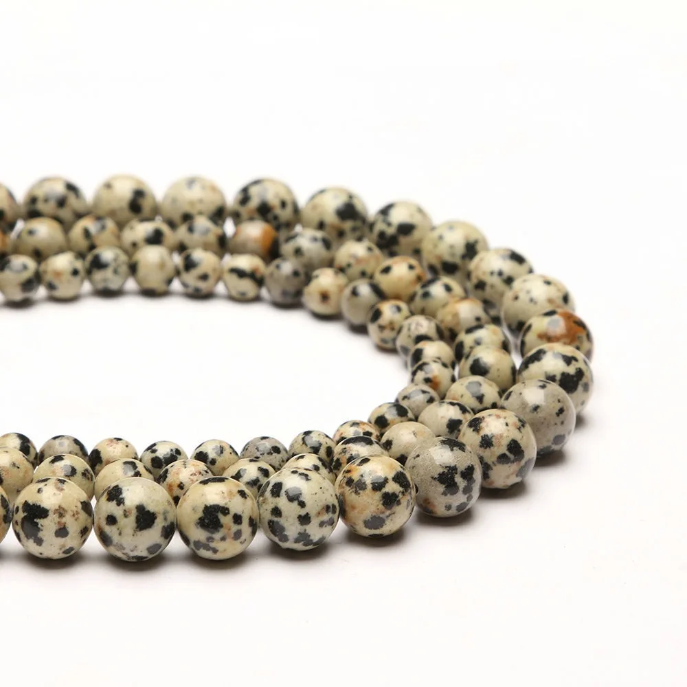 Natural Spotted Stone Round Loose Beads 4 6 8 10MM Pick Size For Jewelry Making diy Bracelet
Natural Spotted Stone Round Loose Beads 4 6 8 10MM Pick Size For Jewelry Making diy Bracelet