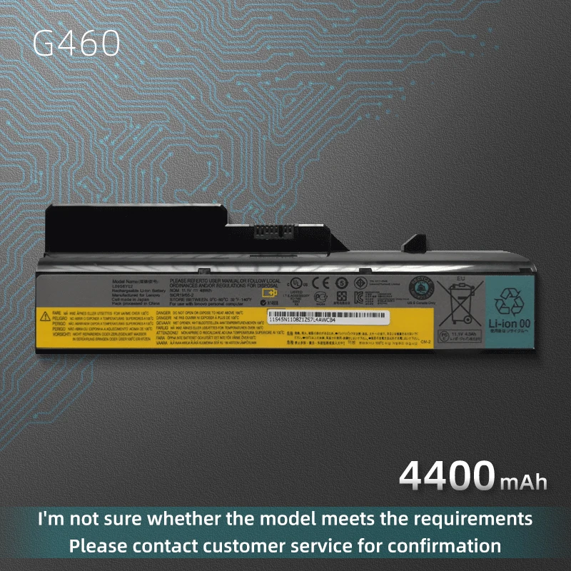 Новый оригинальный аккумулятор для ноутбука Lenovo G460 G465 G470 G475 G560 G565 G570 G575 G770 Z460 L09M6Y02 L10M6F21 L09S6Y02 L09L6Y02
Новый оригинальный аккумулятор для ноутбука Lenovo G460 G465 G470 G475 G560 G565 G570 G575 G770 Z460 L09M6Y02 L10M6F21 L09S6Y02 L09L6Y02