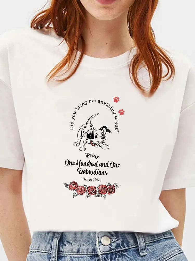 T Shirt Women Disney Summer White All-Match Tshirt One Hundred And One Dalmatians Comfy Print New Products Harajuku T-Shirt Lady
T Shirt Women Disney Summer White All-Match Tshirt One Hundred And One Dalmatians Comfy Print New Products Harajuku T-Shirt Lady