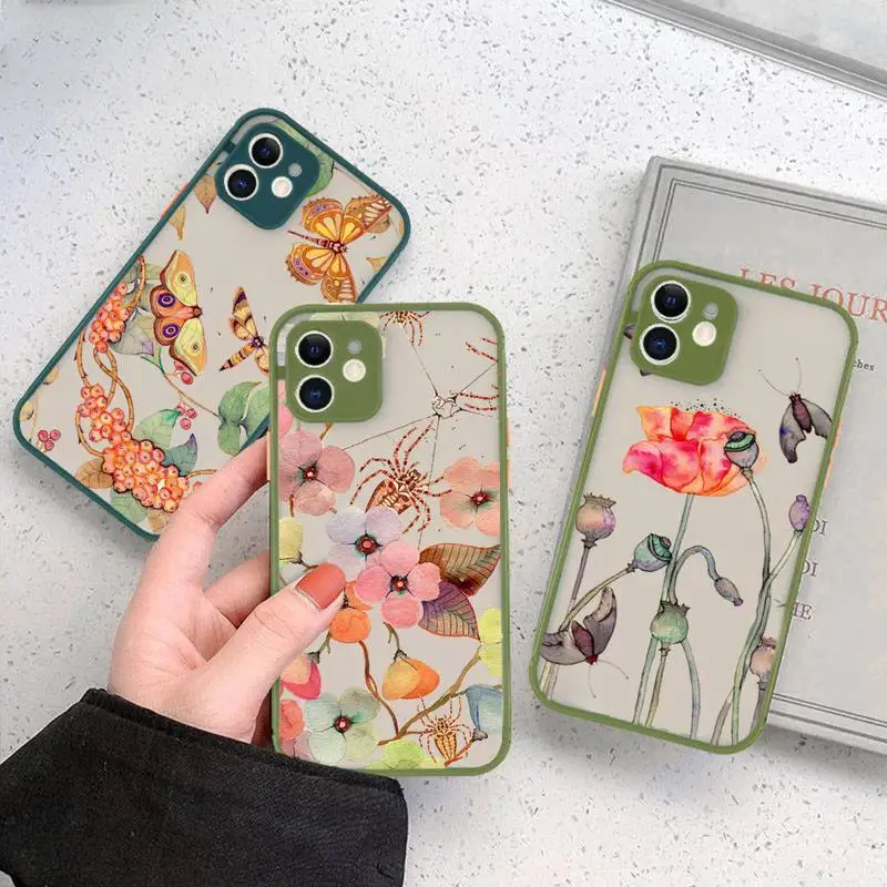 Birds flower Watercolor Painted Pattern Phone Case matte transparent For iphone 11 12 13 6 s 7 8 plus mini x xs xr pro max
Birds flower Watercolor Painted Pattern Phone Case matte transparent For iphone 11 12 13 6 s 7 8 plus mini x xs xr pro max