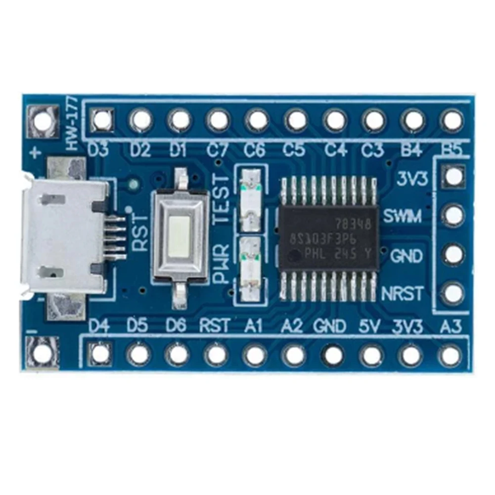 

STM8S103F3P6 System Board STM8S STM8 Development Board Minimum Core Board Micro-USB 8-Bit Microcontroller