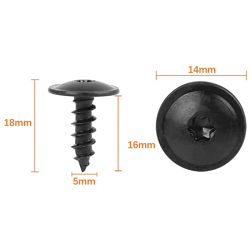 100Pcs Car Engine Under Cover Splash Guard Self-Tapping Screws 5mm N90974701 for -Audi A4 A3 A5 A6 A7 A8 Q5 Golf Passat
100Pcs Car Engine Under Cover Splash Guard Self-Tapping Screws 5mm N90974701 for -Audi A4 A3 A5 A6 A7 A8 Q5 Golf Passat