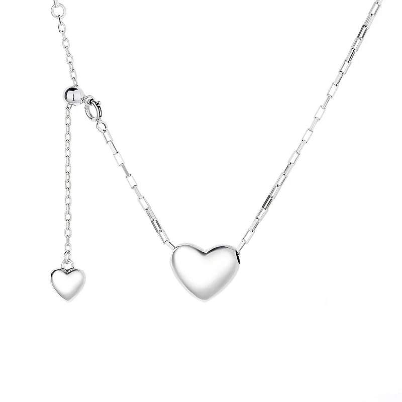S925 Sterling Silver Three dimensional Heart Bangping Tassel Small crowd Design Sweet Collar Chain Necklace
S925 Sterling Silver Three dimensional Heart Bangping Tassel Small crowd Design Sweet Collar Chain Necklace