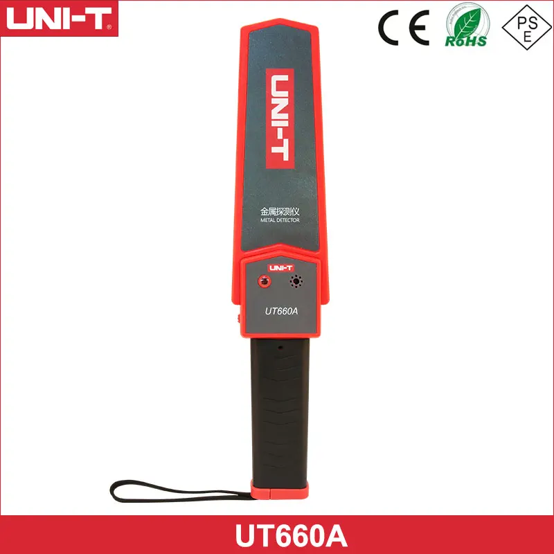 Ручной Высокочувствительный металлоискатель UNI-T UT660A, небольшой металлодетектор, оборудование для проверки безопасности
Ручной Высокочувствительный металлоискатель UNI-T UT660A, небольшой металлодетектор, оборудование для проверки безопасности