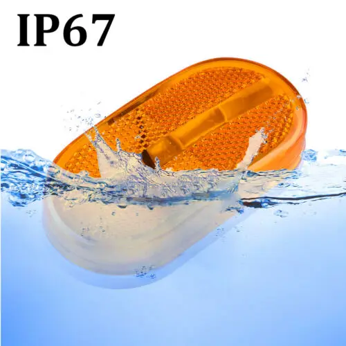 10pcs 6 LEDs Truck Side Markers Light Trailer Signal Light Reflector Warning Lights 12V For RV Trailer Camper Boats
10pcs 6 LEDs Truck Side Markers Light Trailer Signal Light Reflector Warning Lights 12V For RV Trailer Camper Boats