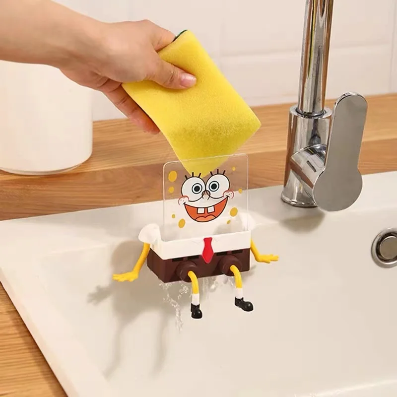 Kitchen Storage Cartoon Sponges Holder Sponge Sink Drain Rack Storage Basket Household Supply Kitchen Accessories No Punching
Kitchen Storage Cartoon Sponges Holder Sponge Sink Drain Rack Storage Basket Household Supply Kitchen Accessories No Punching