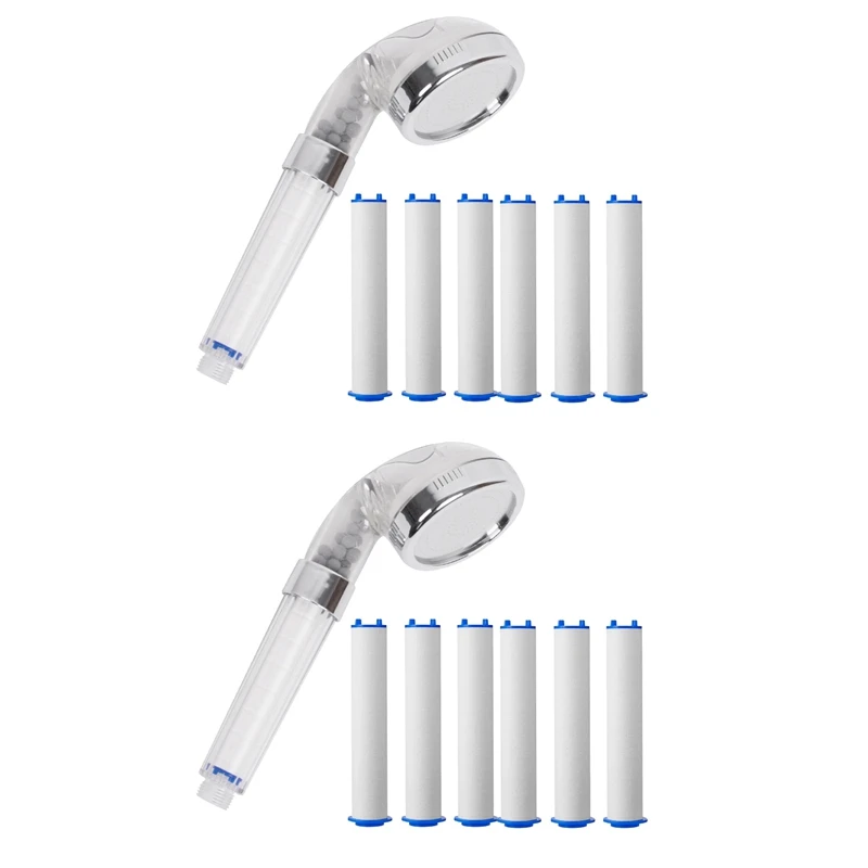 2X Bathroom Handheld Shower Water Saving Head Set With 12 Filters High Pressure Portable Shower Head Hand Shower
2X Bathroom Handheld Shower Water Saving Head Set With 12 Filters High Pressure Portable Shower Head Hand Shower