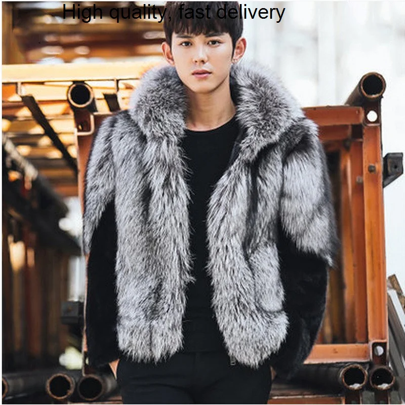 Winter New Men's Imitation Mink Coat Imitation Fox Hooded Short Jacket Coats for Men Mens Coats Jackets Men Clothing
Winter New Men's Imitation Mink Coat Imitation Fox Hooded Short Jacket Coats for Men Mens Coats Jackets Men Clothing