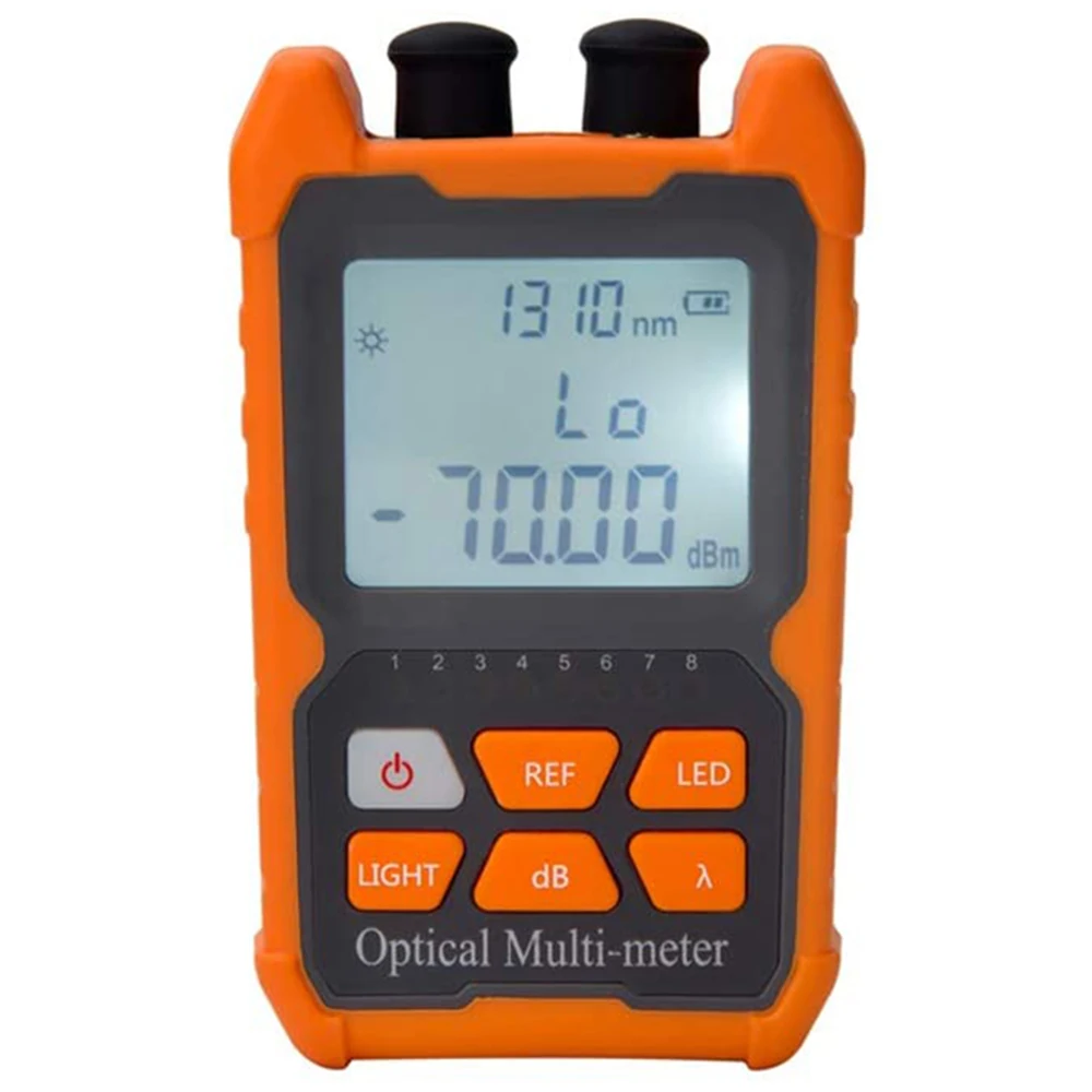 Fiber Optic Cable Tester Portable Optical Power Meter FC/SC/ST Universal Interface Fiber Tester Built-In 1Mw Visual Fault Loc
Fiber Optic Cable Tester Portable Optical Power Meter FC/SC/ST Universal Interface Fiber Tester Built-In 1Mw Visual Fault Loc