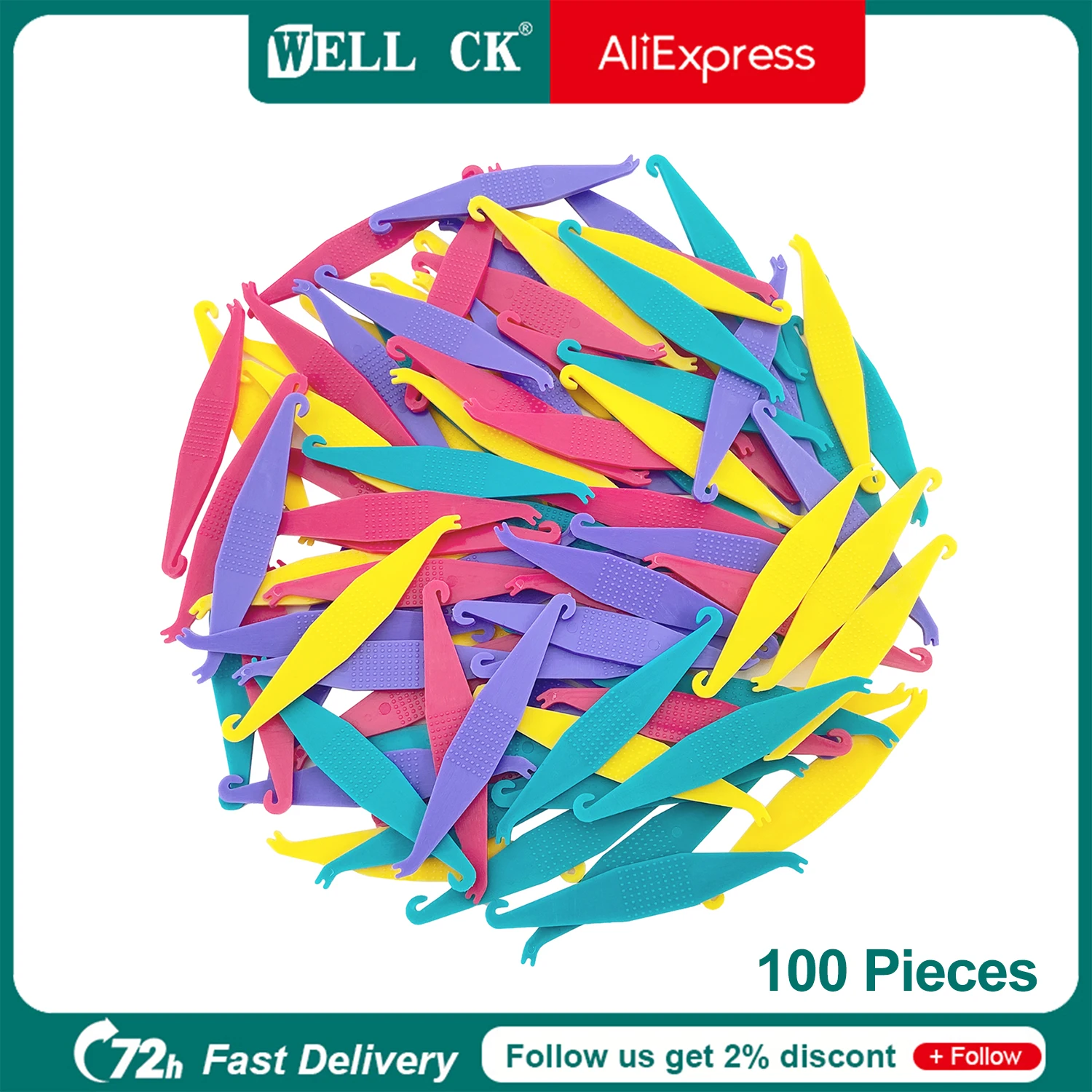 100Pcs/Bag WELLCK Dental Orthodontic Elastic Rubber Band Placing Tool Placers Accessories Dentistry Instrument
100Pcs/Bag WELLCK Dental Orthodontic Elastic Rubber Band Placing Tool Placers Accessories Dentistry Instrument