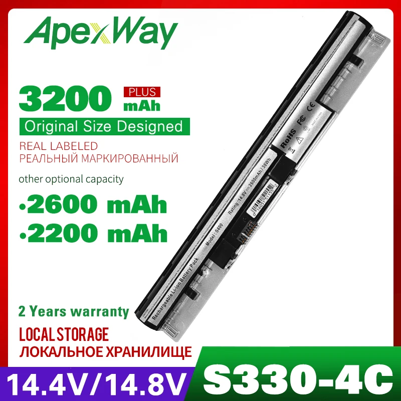 Аккумулятор L12S4L01 L12S4Z01 для ноутбука Lenovo IdeaPad Flex 14 15D S300 S310 S400 S400u S405 S410 S415 M30 M40 I1000
Аккумулятор L12S4L01 L12S4Z01 для ноутбука Lenovo IdeaPad Flex 14 15D S300 S310 S400 S400u S405 S410 S415 M30 M40 I1000