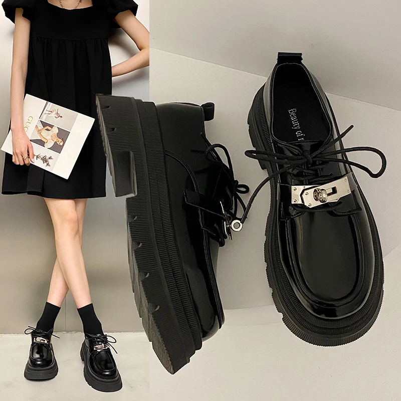 Womens Derby Shoes Loafers With Fur Clogs Platform Shallow Mouth Autumn Round Toe British Style Female Footwear Casual Sneaker L
Womens Derby Shoes Loafers With Fur Clogs Platform Shallow Mouth Autumn Round Toe British Style Female Footwear Casual Sneaker L