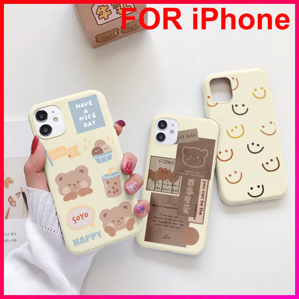 Soft TPU anti-collision smiley flower back cover For iPhone 12 Mini 11 13 Pro Max X XR XS Max 7 8 6 6s Plus 5 SE 2020
Soft TPU anti-collision smiley flower back cover For iPhone 12 Mini 11 13 Pro Max X XR XS Max 7 8 6 6s Plus 5 SE 2020