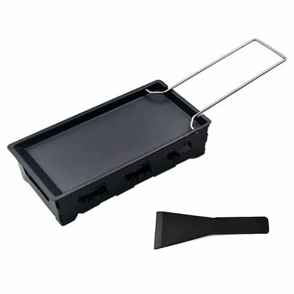 Portable Non-Stick Metal Cheese Raclette Oven Grill Plate Rotaster Baking Tray Stove Set Home Kitchen Butter Cheese Baking Tool
Portable Non-Stick Metal Cheese Raclette Oven Grill Plate Rotaster Baking Tray Stove Set Home Kitchen Butter Cheese Baking Tool