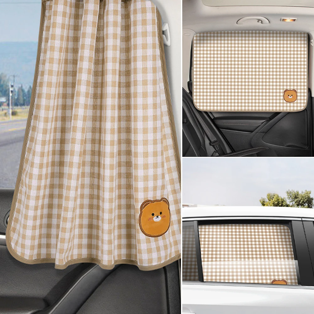 Car Sunshade Window Cover Cartoon Rear Side Window Magnetic Curtain Heat UV Protection Sun Visor Auto Accessories
Car Sunshade Window Cover Cartoon Rear Side Window Magnetic Curtain Heat UV Protection Sun Visor Auto Accessories