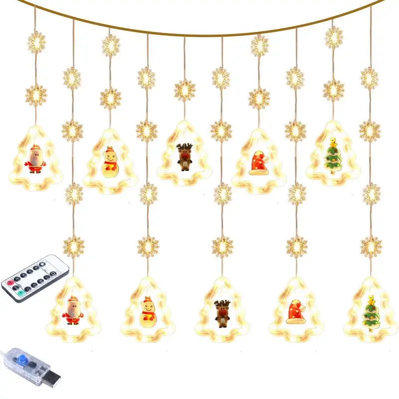 Christmas String Lights Waterproof Santa Fairy Lights Curtain Lights Christmas Decorative String Lights USB Powered For Indoor
Christmas String Lights Waterproof Santa Fairy Lights Curtain Lights Christmas Decorative String Lights USB Powered For Indoor
