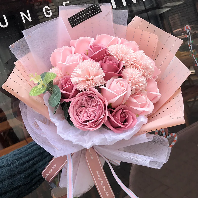 Mother's Day Flower Bride Wedding Bouquet Bridesmaid Bunch Artificial Flower Bouquet Fake Flowers Hoja Artificial Decoracion
Mother's Day Flower Bride Wedding Bouquet Bridesmaid Bunch Artificial Flower Bouquet Fake Flowers Hoja Artificial Decoracion