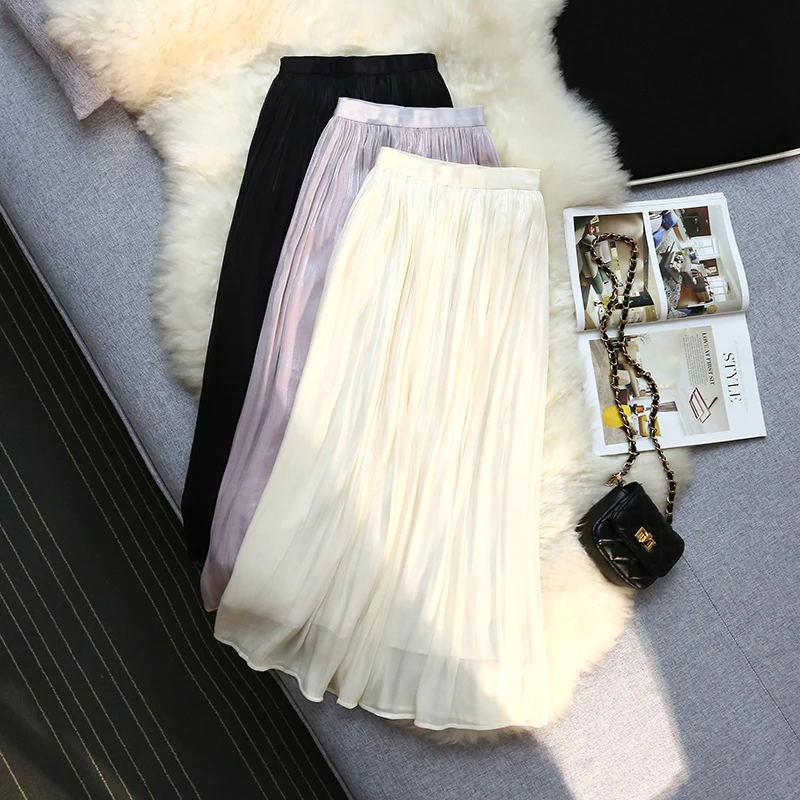 High Waisted White Y2k Skirt for Women Spring Summer 2023 New Elegant A Line Baggy Skirts Ladies Casual Chic Midi Skirt
High Waisted White Y2k Skirt for Women Spring Summer 2023 New Elegant A Line Baggy Skirts Ladies Casual Chic Midi Skirt