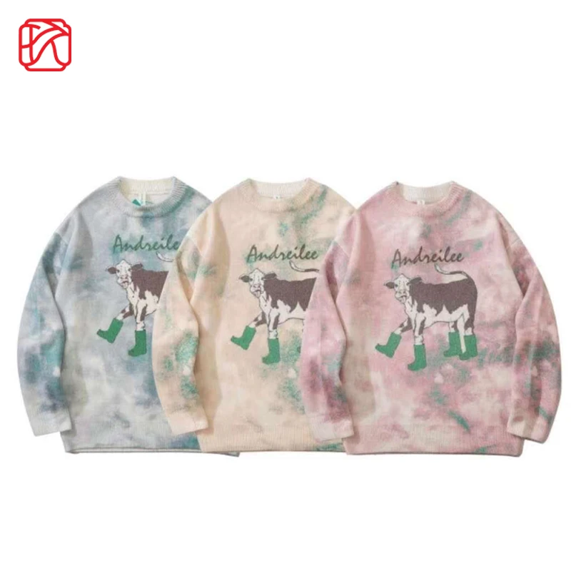 Full Printed Cartoon Loose Sweater Men's Autumn Winter New O Neck Knitted Sweater Couple Long-sleeved Student Men Streetwear Top
Full Printed Cartoon Loose Sweater Men's Autumn Winter New O Neck Knitted Sweater Couple Long-sleeved Student Men Streetwear Top