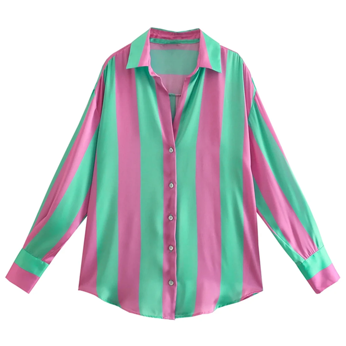 Jenny&Dave England Style Fashion Striped Satin Silk Shirts Casual Blouse Women Tops
Jenny&Dave England Style Fashion Striped Satin Silk Shirts Casual Blouse Women Tops