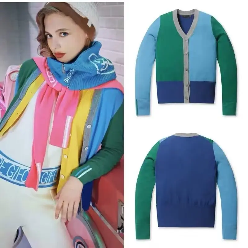 Bright color age reducing Korean version slightly thick warm knitting coat Long sleeve women's golf clothing Slim fitting sports
Bright color age reducing Korean version slightly thick warm knitting coat Long sleeve women's golf clothing Slim fitting sports