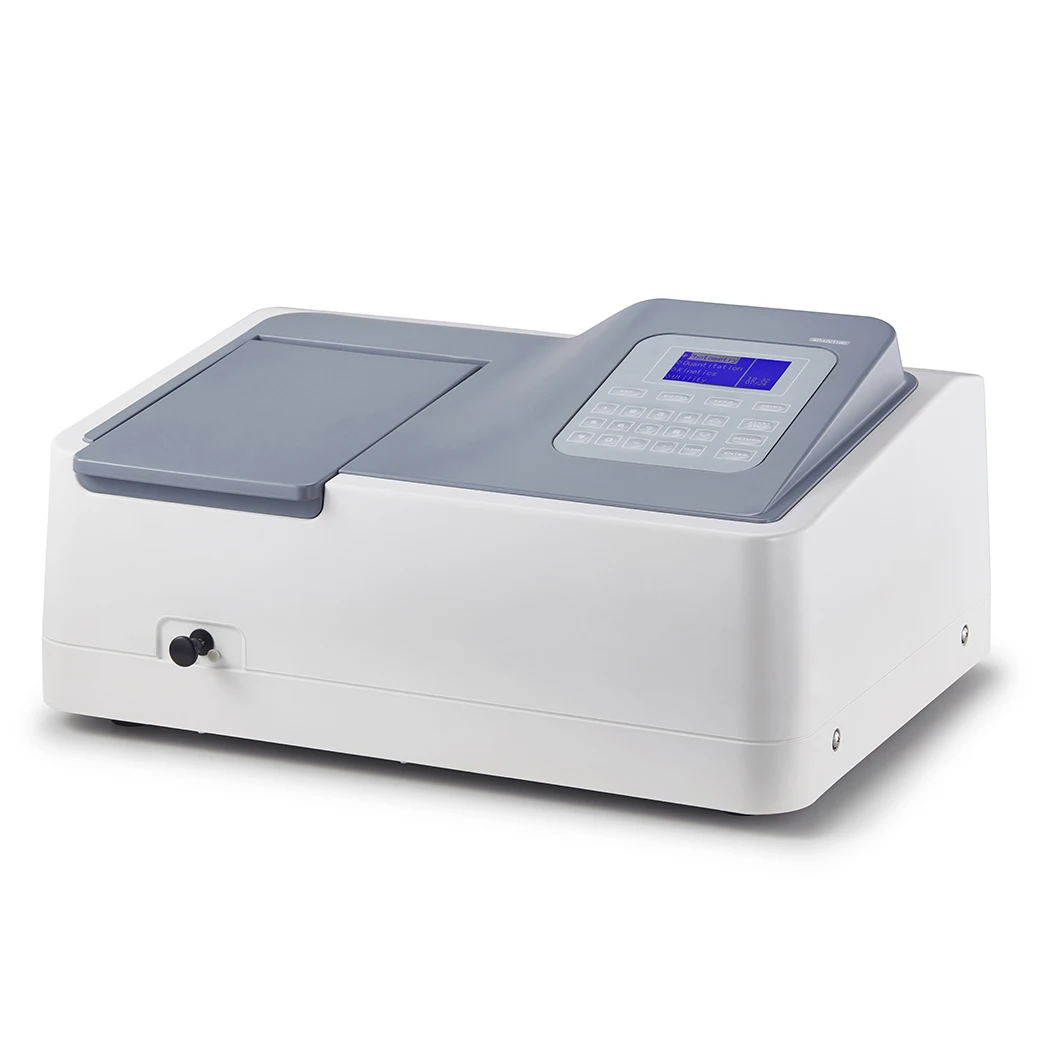 Лабораторный спектрофотометр Uv Vis высокого качества, спектрофотометр Cuvette, цена SP-V1100
Лабораторный спектрофотометр Uv Vis высокого качества, спектрофотометр Cuvette, цена SP-V1100