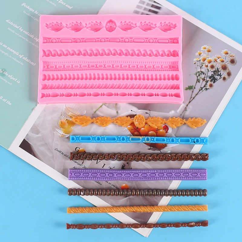 Pearl Knit Rope Silicone Molds Sugarcraft Rattan Lace Mould DIY Fondant Cake Decorating Tools Chocolate Gumpaste Baking Mould
Pearl Knit Rope Silicone Molds Sugarcraft Rattan Lace Mould DIY Fondant Cake Decorating Tools Chocolate Gumpaste Baking Mould